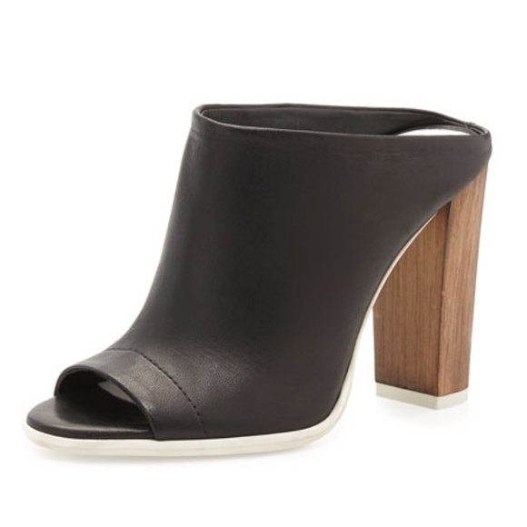 Vince Shoes - Vince Allison Wood Heel Mules